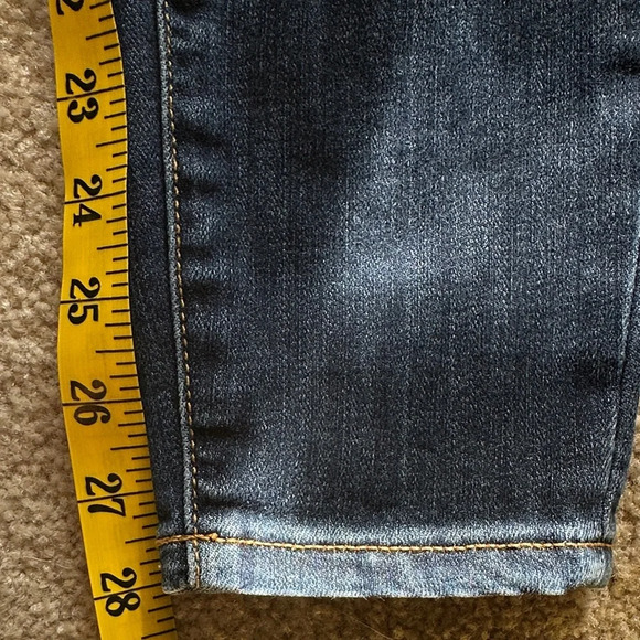 Anthropologie Pilcro High Rise Denim Leggings Casual Women’s 28 Classic - Picture 8 of 11